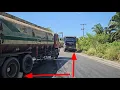 Download Lagu Truck Trailer Man Hanya Bisa Melihat Truck Tangki Melintang Terpuruk Di Tanjakan Licin.Truk muatan.!