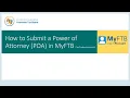 How to submit a POA in MyFTB for Tax Professionals