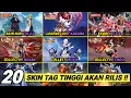 BOCORAN 20 SKIN BARU TAG TINGGI !! NARUTO 2.0, LEGEND KAGURA, SKIN GALACTIC, SKIN TITAN COLLECTOR