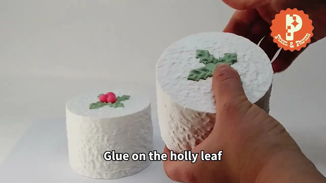 Coconut Cake Container -  Jewelry Box and Gift Holder - Day 9/12 Holiday Desserts