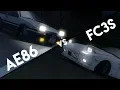 Download Lagu Initial D Legend AE86 vs FC3S (Eurobeat \u0026 English DUB!) 1080p 60FPS