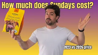 Sundays Dog Food Price: How Much I Paid in 2023 vs 2026