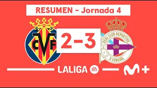 Villarreal 2-3 Deportivo La Coruña | LALIGA EA SPORTS (Jornada 4) - Resumen | Movistar Plus