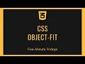 Learn the CSS Object-Fit property in five minutes CSS Tutorial Five-Minute Fridays