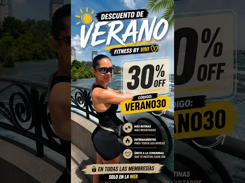 🔥Descuento de Verano en Fitness by Vivi | Cupón VERANO30