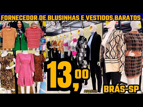 Download MP3 FORNECEDOR DE BLUSINHAS E VESTIDOS BARATOS BRÁS- SP