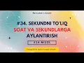 Flowgorithm Sekundni to liq soat va sekundga aylantirish