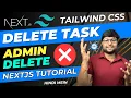 Ep 30 Delete Task Admin Delete Task Authentication NextJS Project Tutorial series