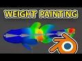 Weight Painting in Blender 3 in 2 Minutes