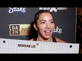 MORGAN LEE ON FIGHT PREPARATION IF I M LOOKING THIS GOOD IN 2 MONTHS IN A YEAR WE LL BE GOOD