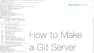 How to Make a Git Server