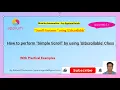 1 Scroll Gestures - UiScrollable How to perform Simple Scroll by using UiScrollable Class