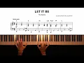 The Beatles Let It Be Piano Cover Sheet Music