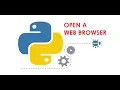 Python Script To Open Web Browser