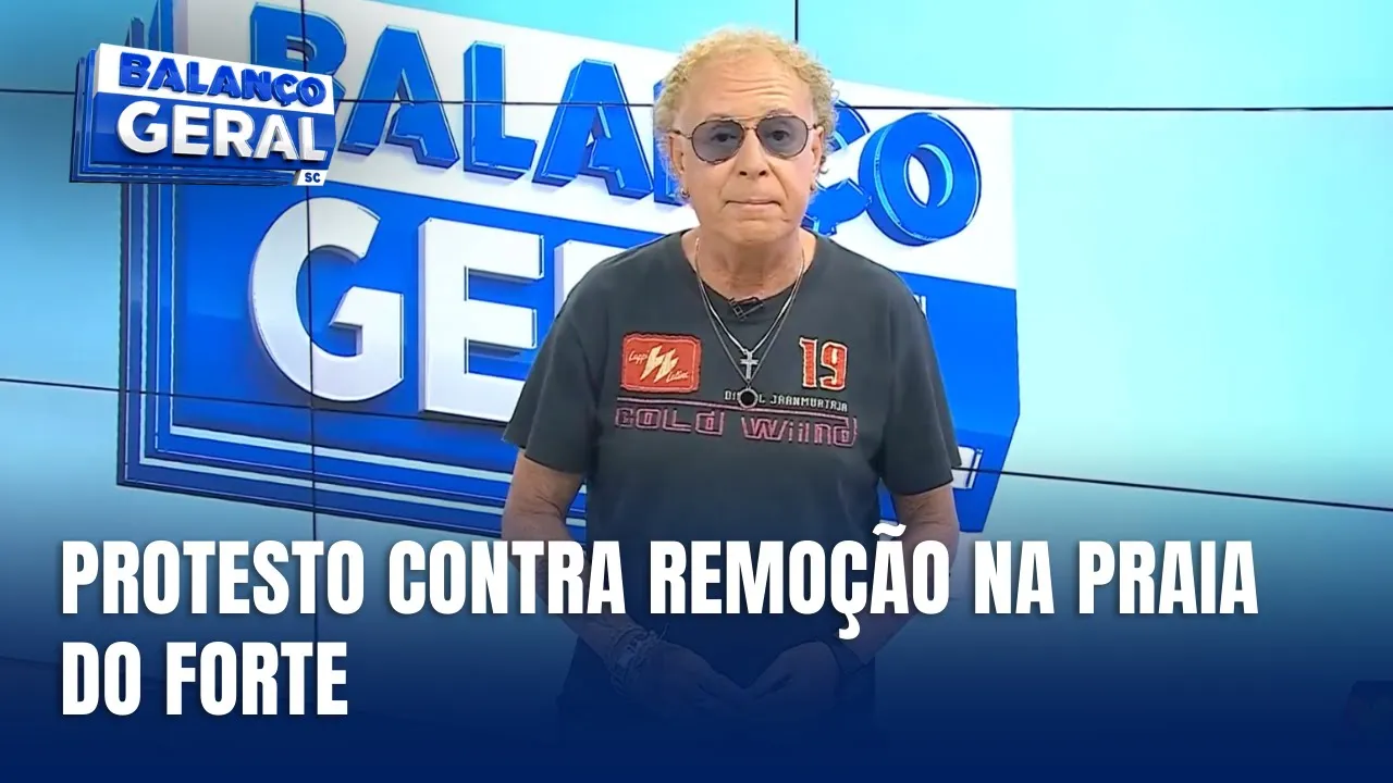 Destaques Cacau Menezes: Protesto na Praia do Forte contra demolição de casas de nativos