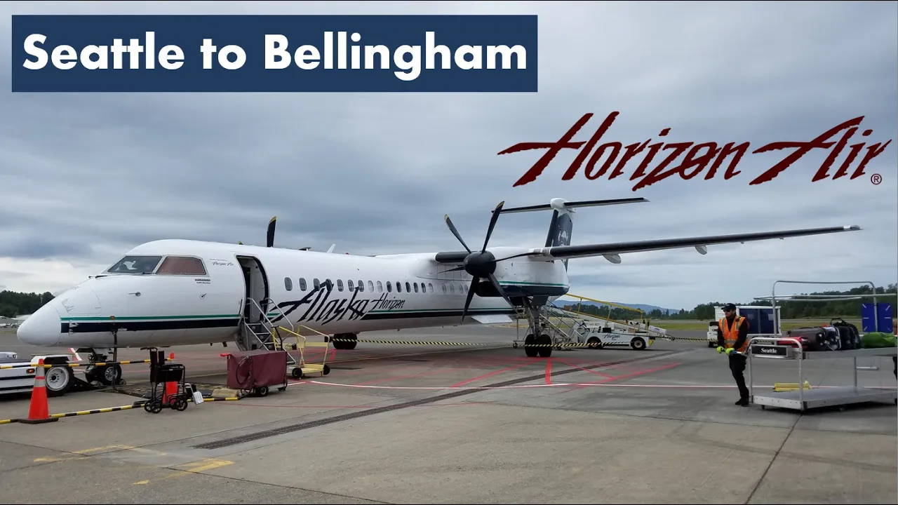 Full Descent and Landing into Bellingham Airport