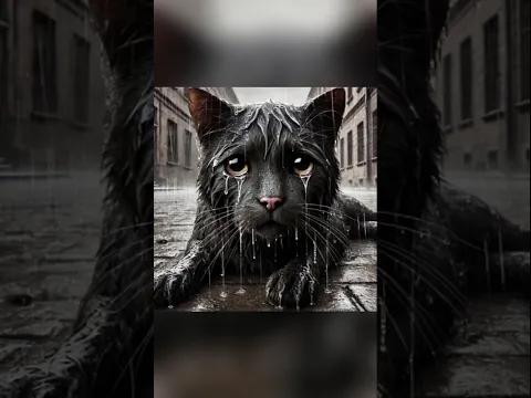 Cat Is Abandoned For Being Black. 💔