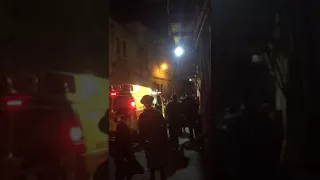 Scene Of Attack On Frum Israeli Soldier In Mea Shearim 