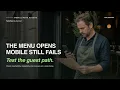 Restaurant Menu PDF Mobile Access Check
