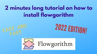 How to install FLOWGORITHM on Windows 2022