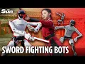 Lagu Humanoid robot perform terrifyingly good SWORD DANCE for Chinese New Year