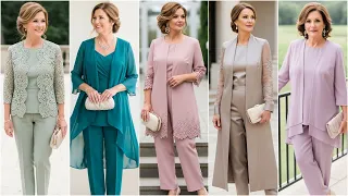 Pant Suits for Mother of the Bride - Mother of the Bride Pant Suits Formal Sets for Wedding 2025