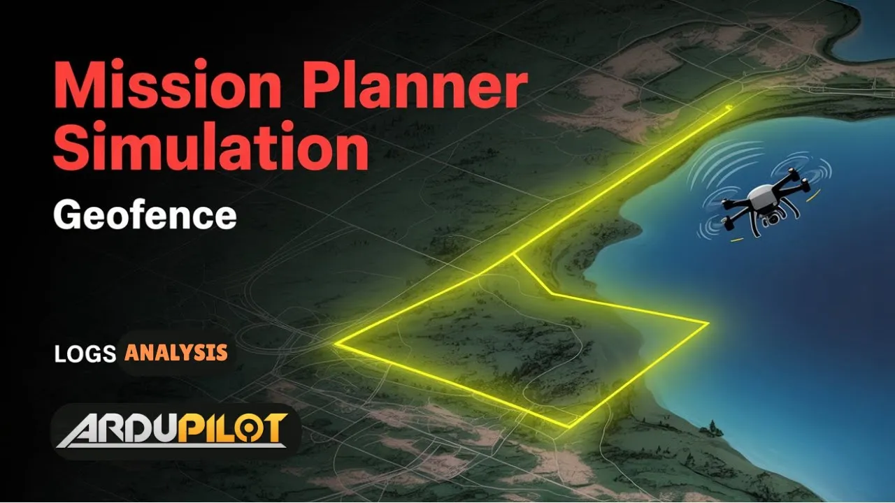 Mission Planner Drone Simulation with Geofence | Analyze Logs & Export to Excel |How to set GeoFence