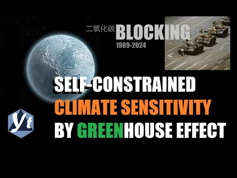 Download MP3 Self-Constrained Climate Sensitivity by Greenhouse Effect | CO2 Blocking of Radiation | IQR 240604