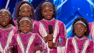 edt dance team americas got talent audition performance 2025 first majorette dance team on agt 