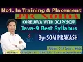 Java 9 Best Syllabus-2018 Every Java Developer Must Know