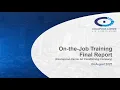CDM OJT Final Report 2025 Alfred G Flores EE-3