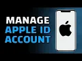 How to Manage Apple ID Account Step by Step