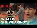 Confused Lee Min-ki frees Han Ji-min out of a windowsill Behind Your Touch Ep 3 ENG SUB