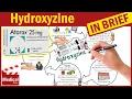 Hydroxyzine 25 mg Atarax What is Hydroxyzine HCl Atarax for Anxiety Uses Dose Side Effects