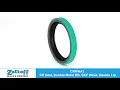 CRWHA1 CR Seal Double Metal SKF Wave Double Lip