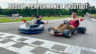 Predator Ghost 212 Racing Engine vs Modified Tillotson 212 High Speed Track Test