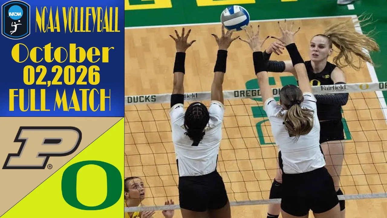 Purdue vs Oregon | FULL MATCH | October 02,2026 | NCAA Volleyball ToDay