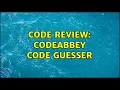 Code Review Codeabbey Code Guesser 3 Solutions