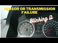 Blinking D P0843 07 Honda Crv
