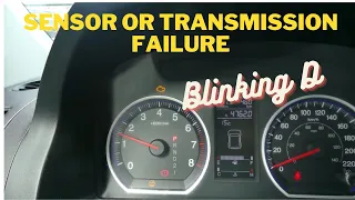 Blinking D P0843 07 Honda Crv