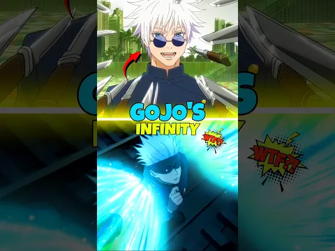 What is Gojo's Infinity, And How Does it Work? 🤔 #anime #jujutsukaisen