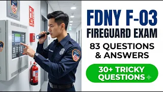 FDNY F 03 Fireguard Exam 2026 83 Questions and Answers Full Prep Guide