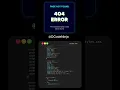 Create a Glowing 404 Error Page with HTML CSS No JS Needed
