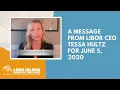 A Message From LIBOR CEO Tessa Hultz FOR June 5 2020