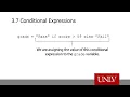 IS210 Section3 ConditionalExpressions