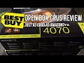 Best Buy open box review cheap basically new graphics cards too good to be true