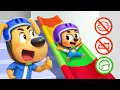 Main Perosotan dengan Aman🛝| Tips Keamanan | Kartun Lucu | Kartun Anak | Kepala Polisi Labrador