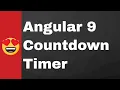 Build Angular 9 Countdown Timer Using ngx-countdown Library