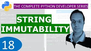 18 String Immutable in Python Python Tutorial Developer Series A - Z