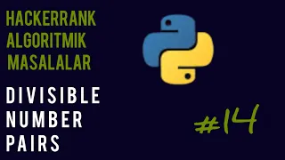 HackerRank Algorithmic Masalalar 14-qism Python Divisible sum pairs